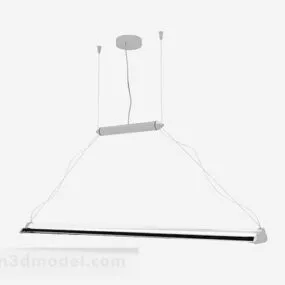 Modern Style White Led Tube 3d model