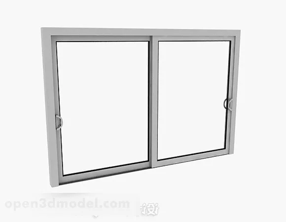 Aluminum Door Window Frame 3d model