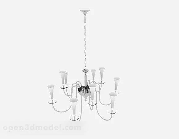 Golden Trumpet 3d model