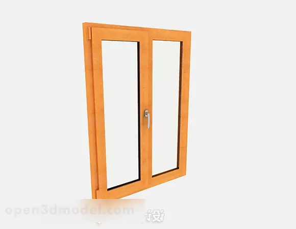 Alien Window Circular Shape 3d model