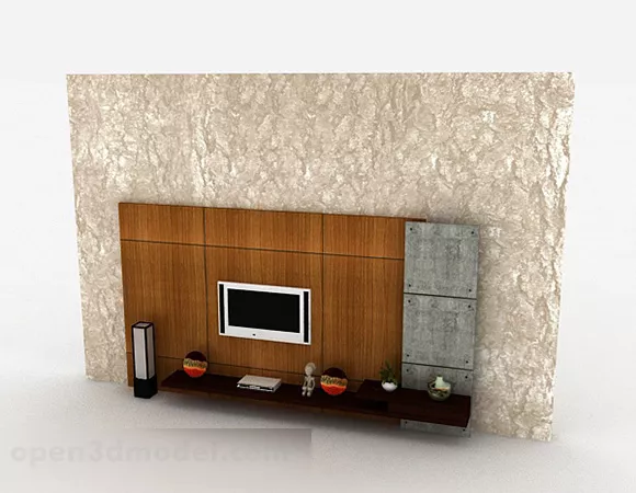 Vintage Television 1990s 3d model