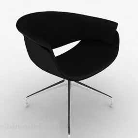 Modern Stylish Black Chair 3d model