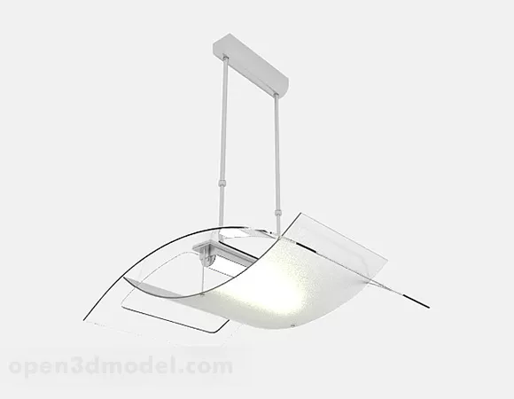 Modern Stylish Silver Chandelier 3d model Modern Stylish Silver Chandelier 3d model