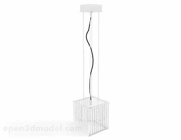 Modern Stylish Square Crystal Chandelier V1 3d model Modern Stylish Square Crystal Chandelier V1 3d model