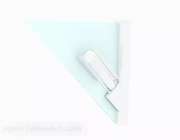 Modern Wall Lamp V1 3d model Modern Wall Lamp V1 3d model