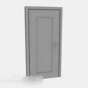 Modern Wooden Door V2 3d model