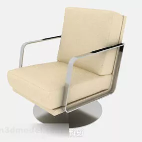 Modern Yellow Leisure Chair 3d model