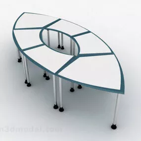 Multi-person Desk 3d model