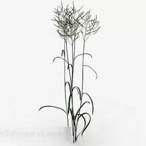 Green Grass Spikes 3d model