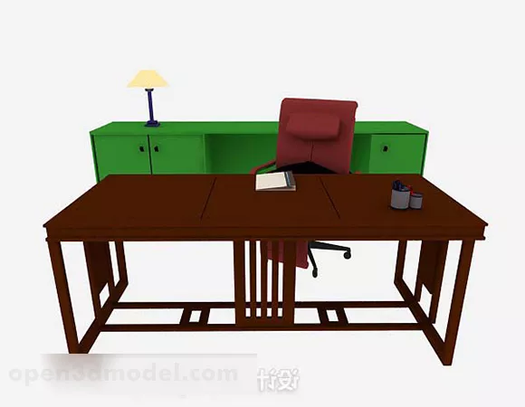 New Chinese Style Desk 3d model New Chinese Style Desk 3d model