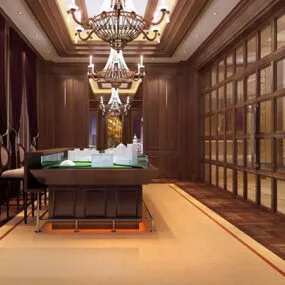 New Chinese Style Study Furniture 3d model