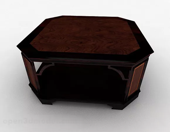 New Chinese Design Wooden Coffee Table 3d model New Chinese Design Wooden Coffee Table 3d model