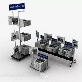 Newspaper Exhibition Area 3d model