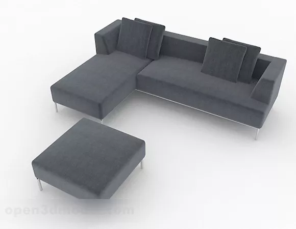 Nordic Sofa Set Furniture Design 3d model Nordic Sofa Set Furniture Design 3d model