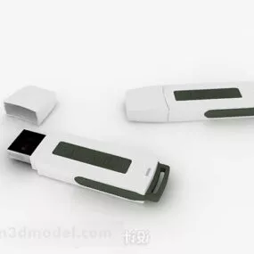 Off-white U Disk 3d model