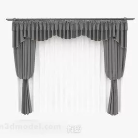 Off-white Curtain 3d model