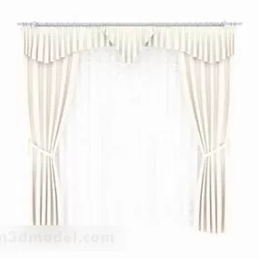 Off-white Home Curtains 3d model
