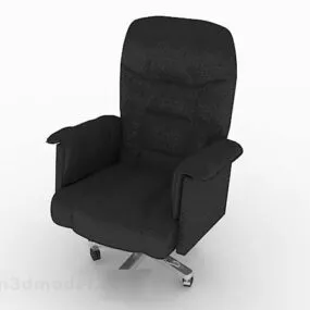 Office Black Chair 3d model