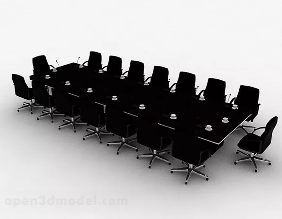 Office Conference Tables And Chairs 3d model Office Conference Tables And Chairs 3d model