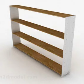 Office Shelf Simple Style 3d model