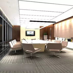 Office Meeting Room Interior V1 3d model