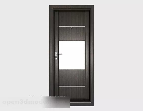 Office Wooden Door 3d model Office Wooden Door 3d model