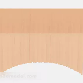 Orange Curtain 3d model