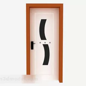 Orange Home Door 3d model