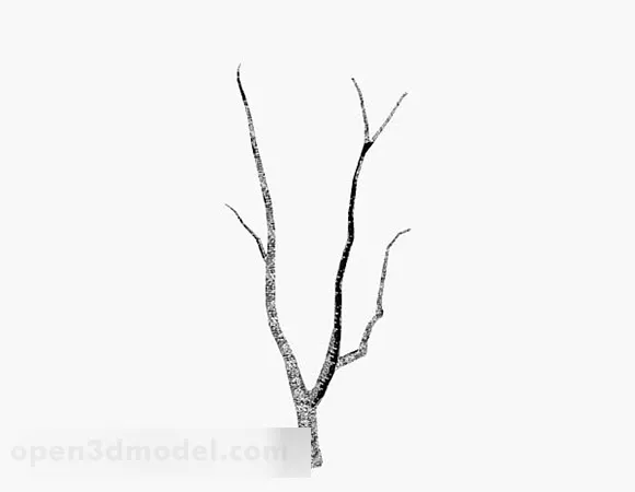 Outdoor Dead Tree 3d model Outdoor Dead Tree 3d model