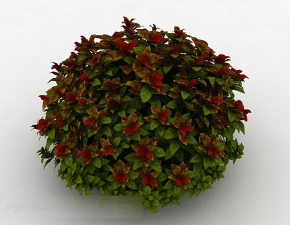 Outdoor Decorative Flower 3d model Outdoor Decorative Flower 3d model
