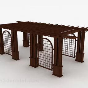 Outdoor Garden Flower Stand 3d model