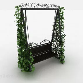 Outdoor Leisure Swing Chair 3d model