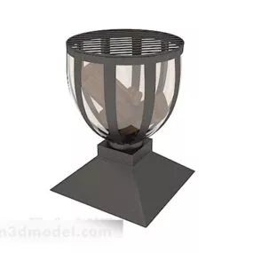 Iron Outdoor Oven 3d model