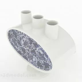 Oval Bottle Decoration 3d model