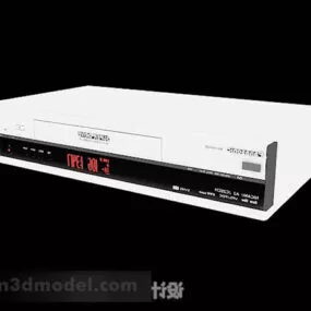 White Panasonic Dvd Device 3d model