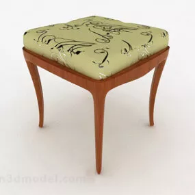 Patterned Home Chair 3d model