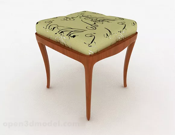 Patterned Home Chair 3d model Patterned Home Chair 3d model