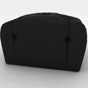 Personality Black Sofa Stool 3d model