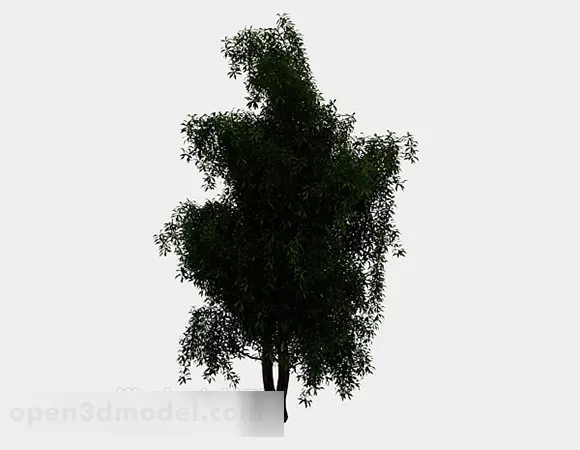 Personality Green Tree 3d model Personality Green Tree 3d model