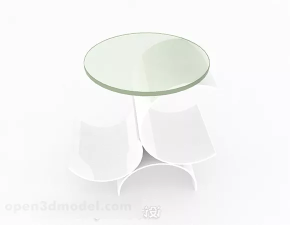 Glass Coffee Table Furniture V2 3d model Glass Coffee Table Furniture V2 3d model