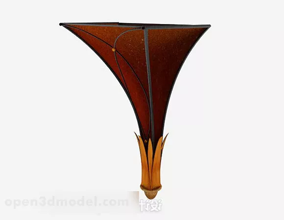 Personalized Horn Shaped Wall Lamp 3d model Personalized Horn Shaped Wall Lamp 3d model