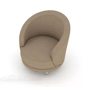 Home Brown Single Sofa 3d model