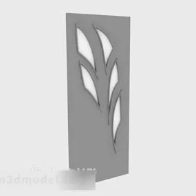 Personalized Solid Wood Door 3d model