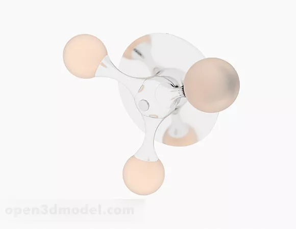 Stylized Wall Lamp 3d model Stylized Wall Lamp 3d model