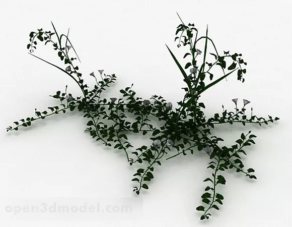 Ivy Petunia Plant V1 3d model Ivy Petunia Plant V1 3d model