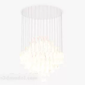 Pink Chandelier V1 3d model