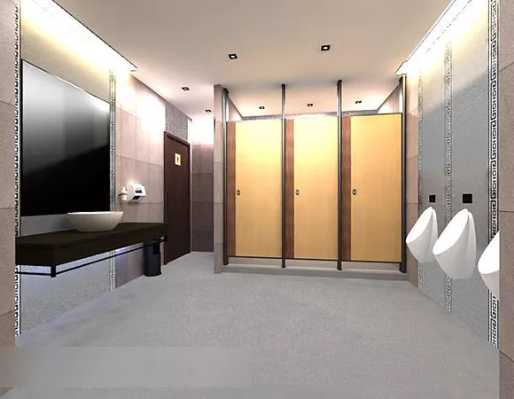 Public Toilet Interior 3d model Public Toilet Interior 3d model