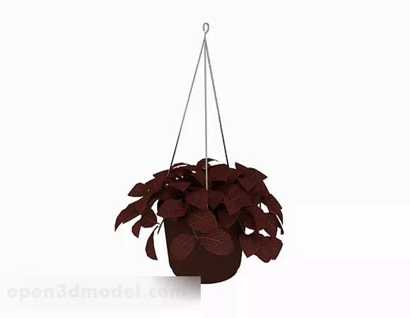 Minimalist Potted Plant 3d model