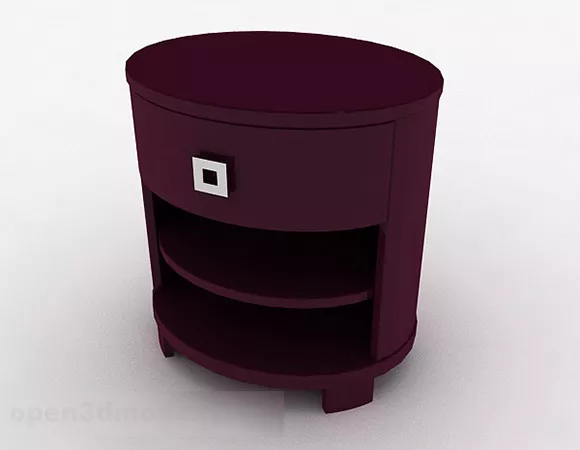 Bedside Table For Bedroom 3d model