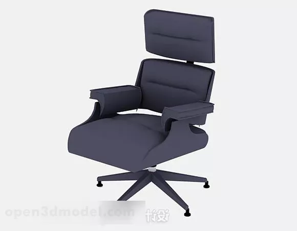 Office Chair Purple Color 3d model Office Chair Purple Color 3d model